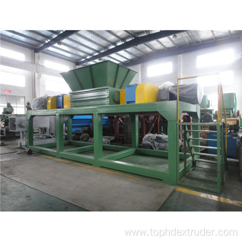 Double shaft plastic shredder